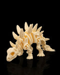 Stegosaurus Dinosaur Skeleton Articulated Figurine