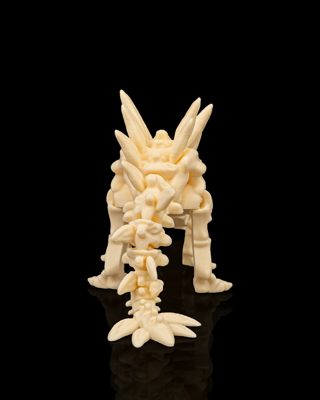 Stegosaurus Dinosaur Skeleton Articulated Figurine