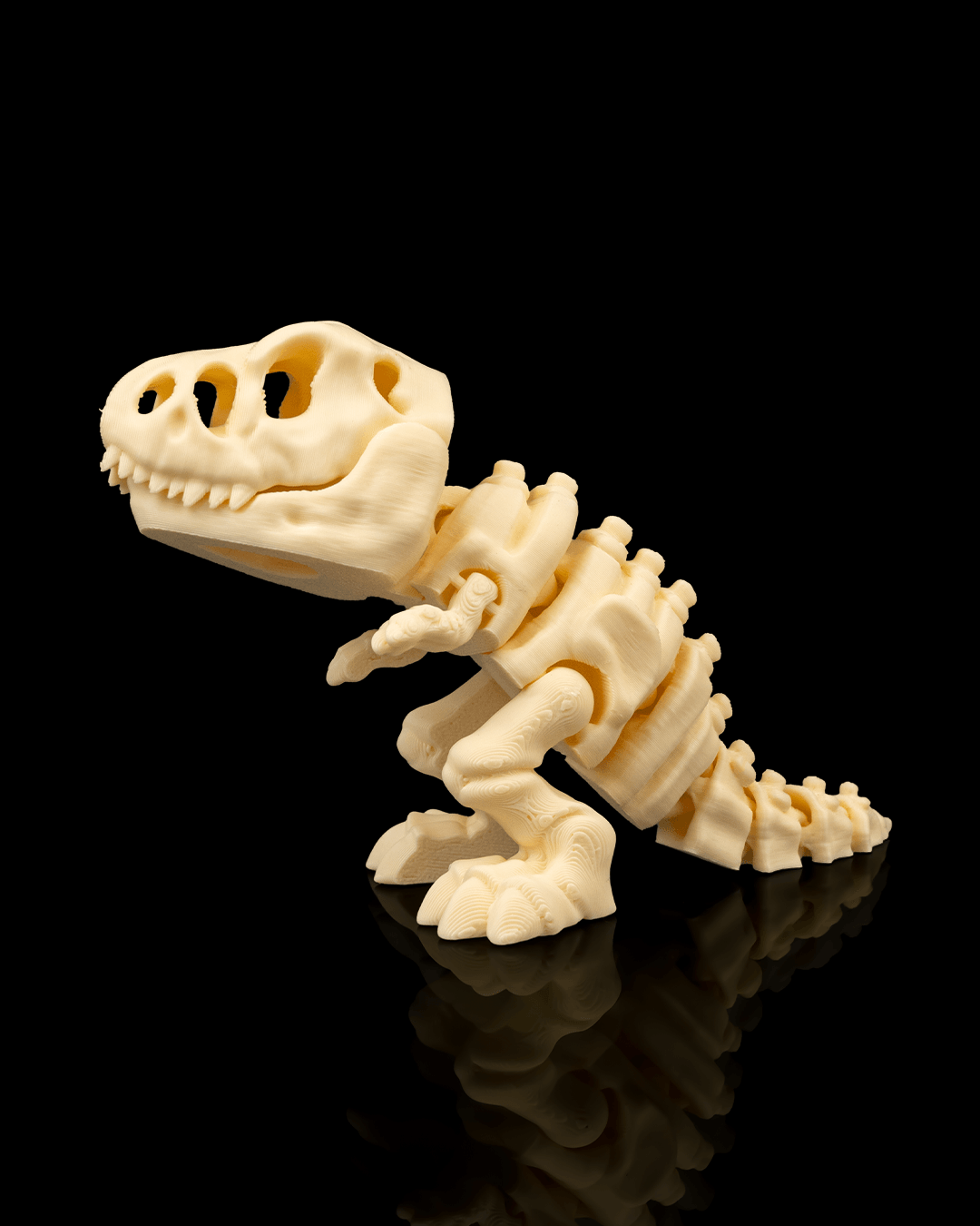 T-Rex Dinosaur Skeleton Articulated Figurine