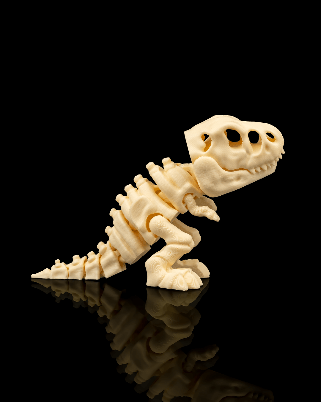 T-Rex Dinosaur Skeleton Articulated Figurine