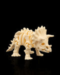 Triceratops Dinosaur Skeleton Articulated Figurine