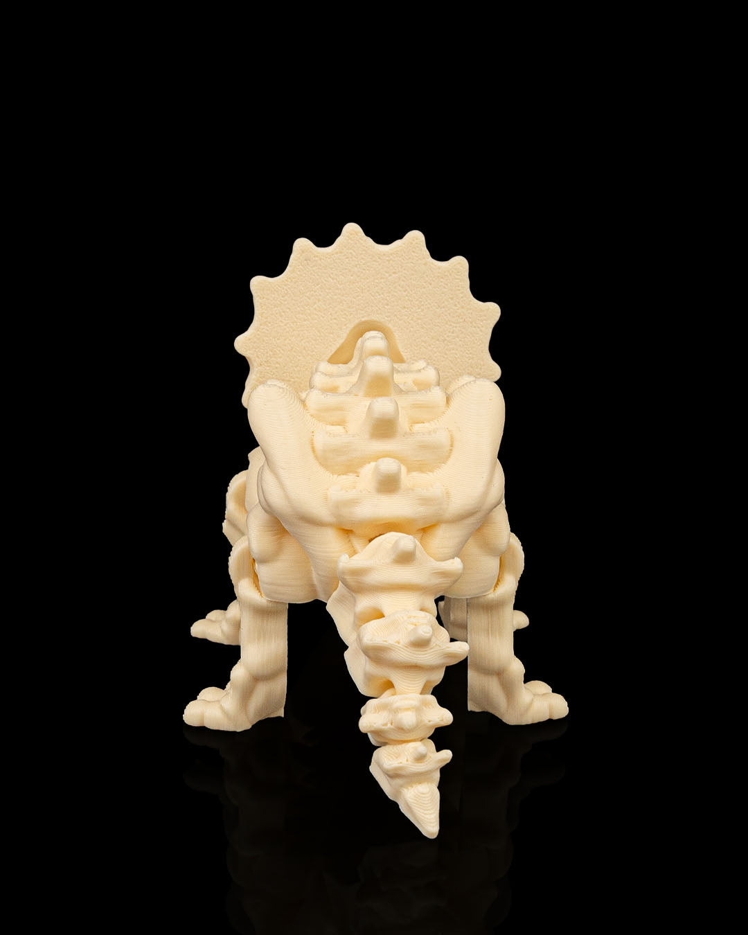 Triceratops Dinosaur Skeleton Articulated Figurine