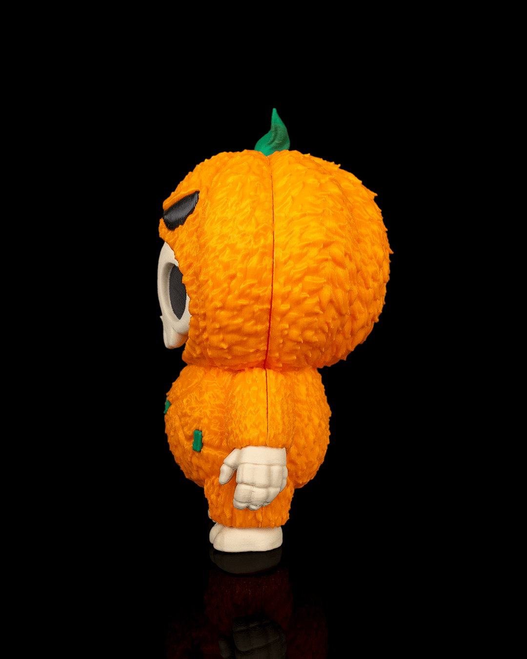 Pumpkin Head Halloween Keychain
