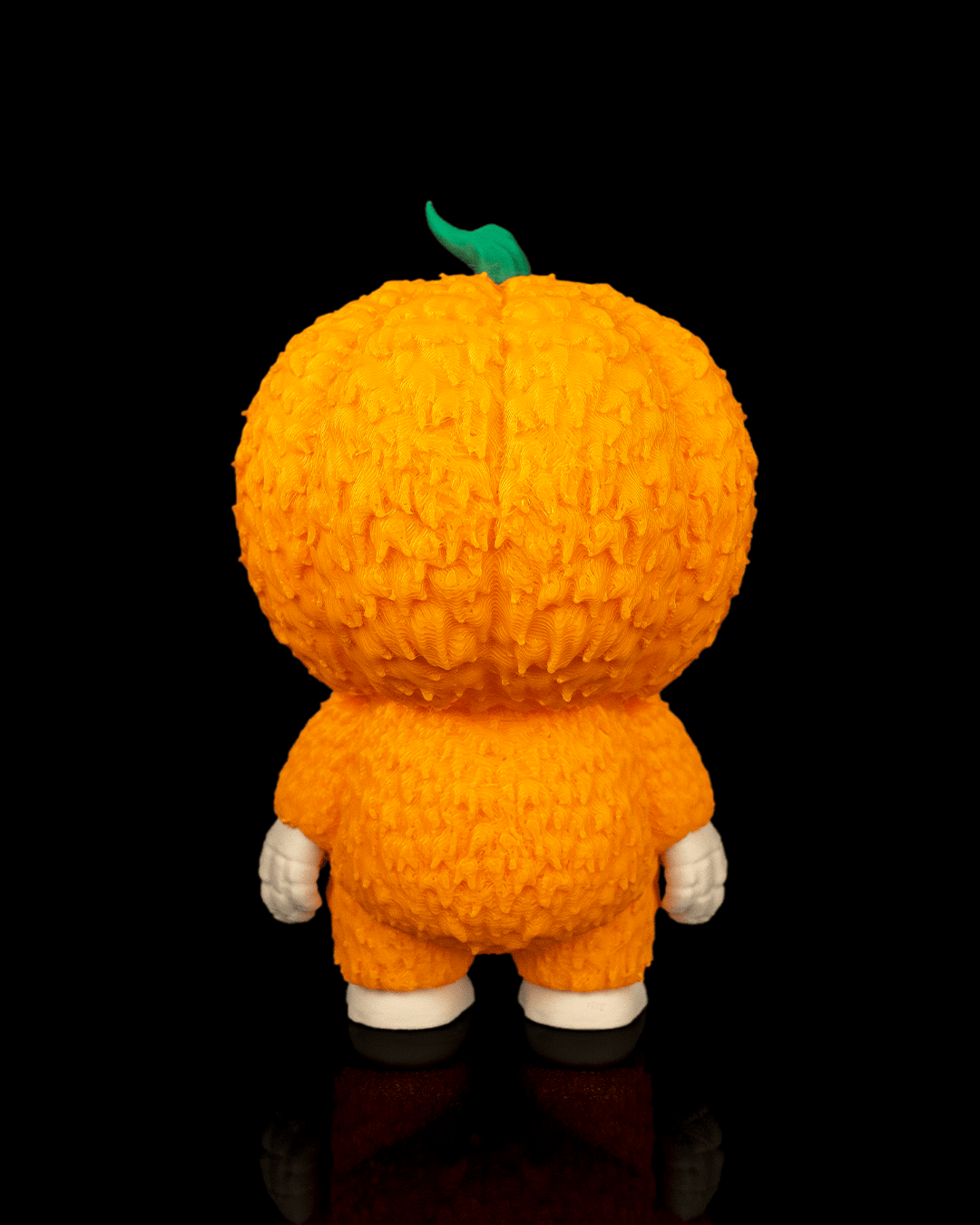 Pumpkin Head Halloween Keychain