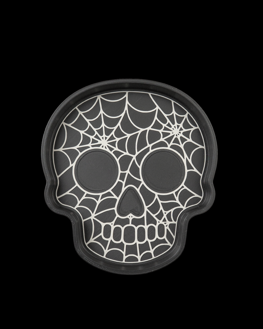 Skull Spider Web Trinket Dish