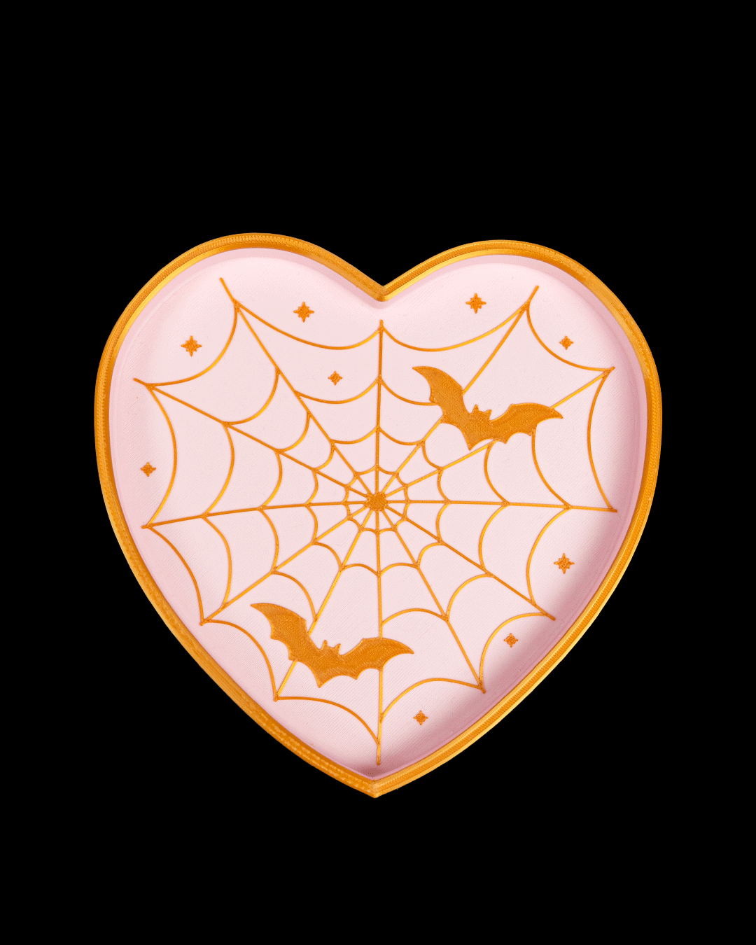 Spider Web Heart Trinket Dish