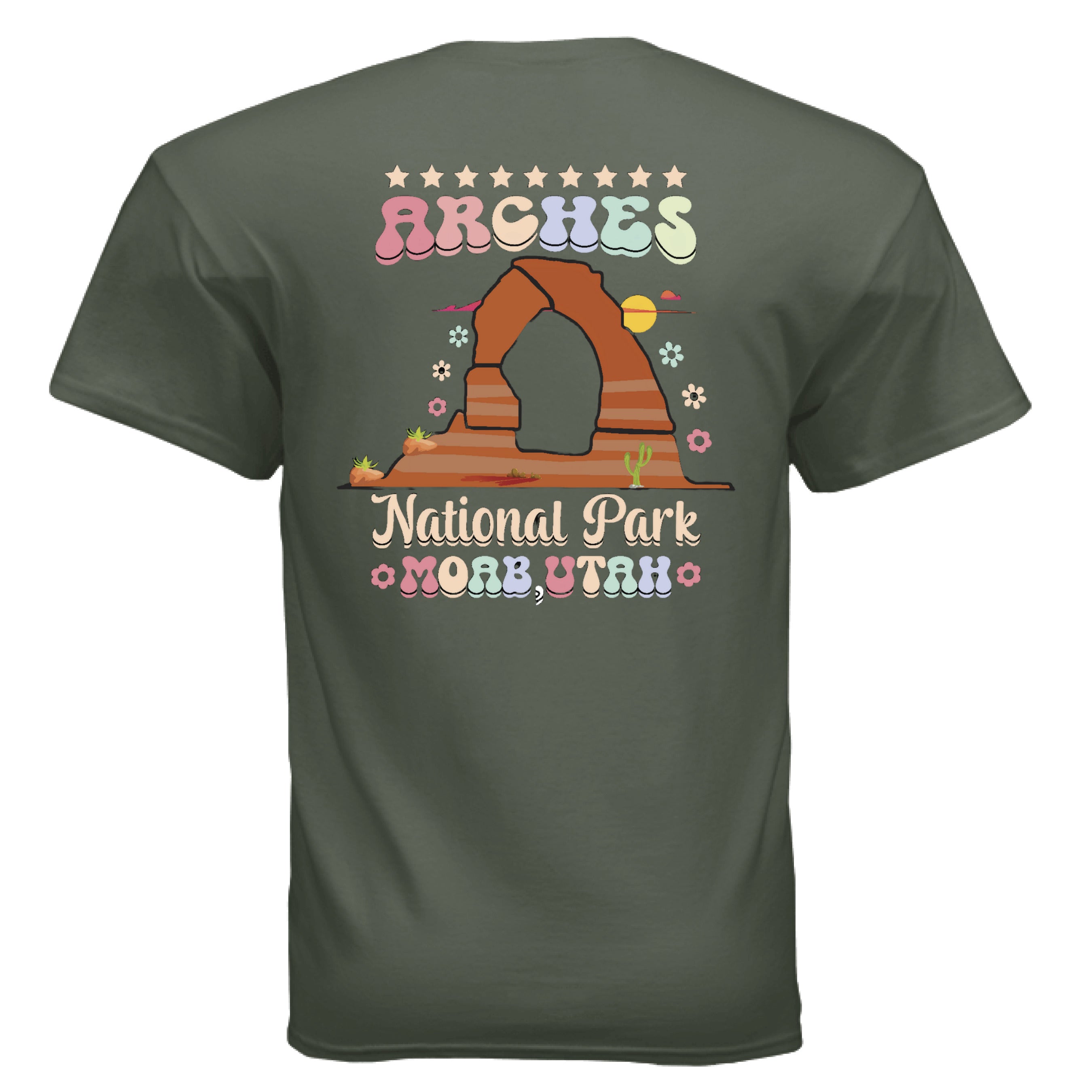 MILITARY GREEN - BACK