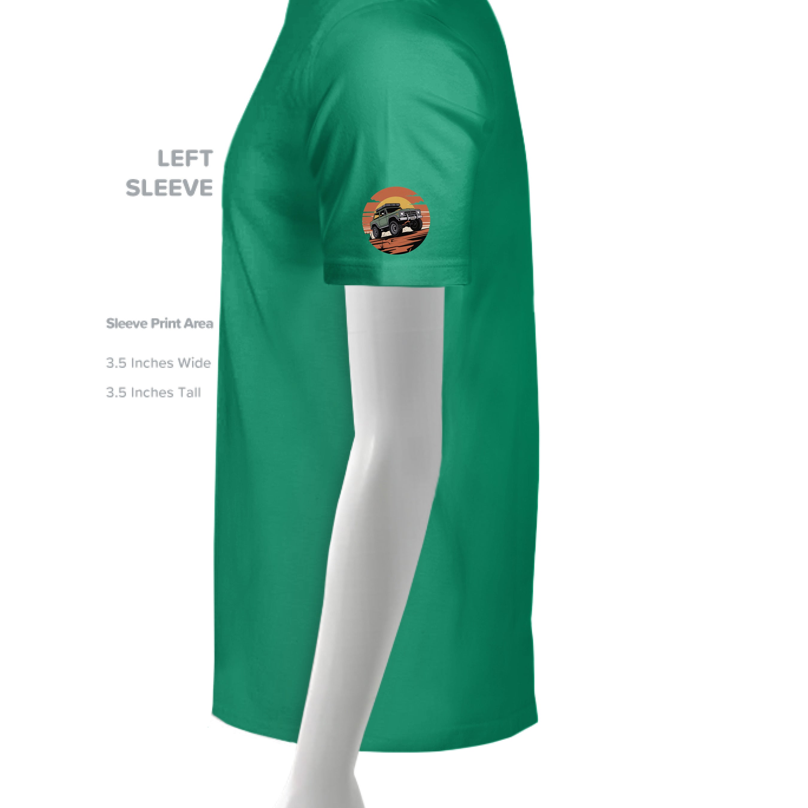 KELLY GREEN - SLEEVE_LEFT