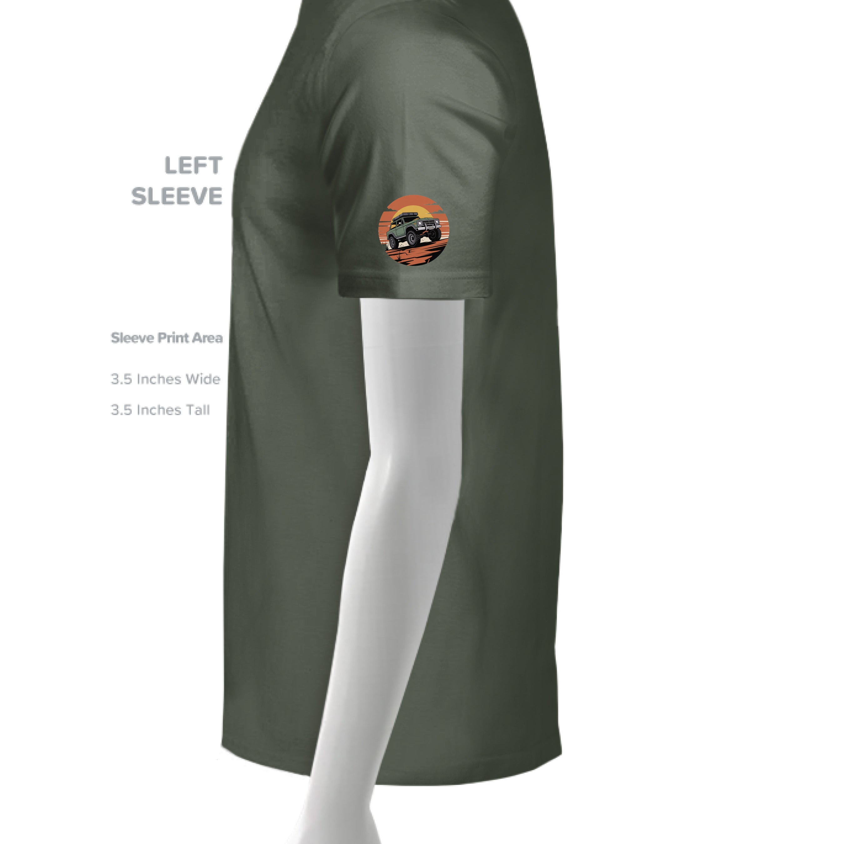 MILITARY GREEN - SLEEVE_LEFT