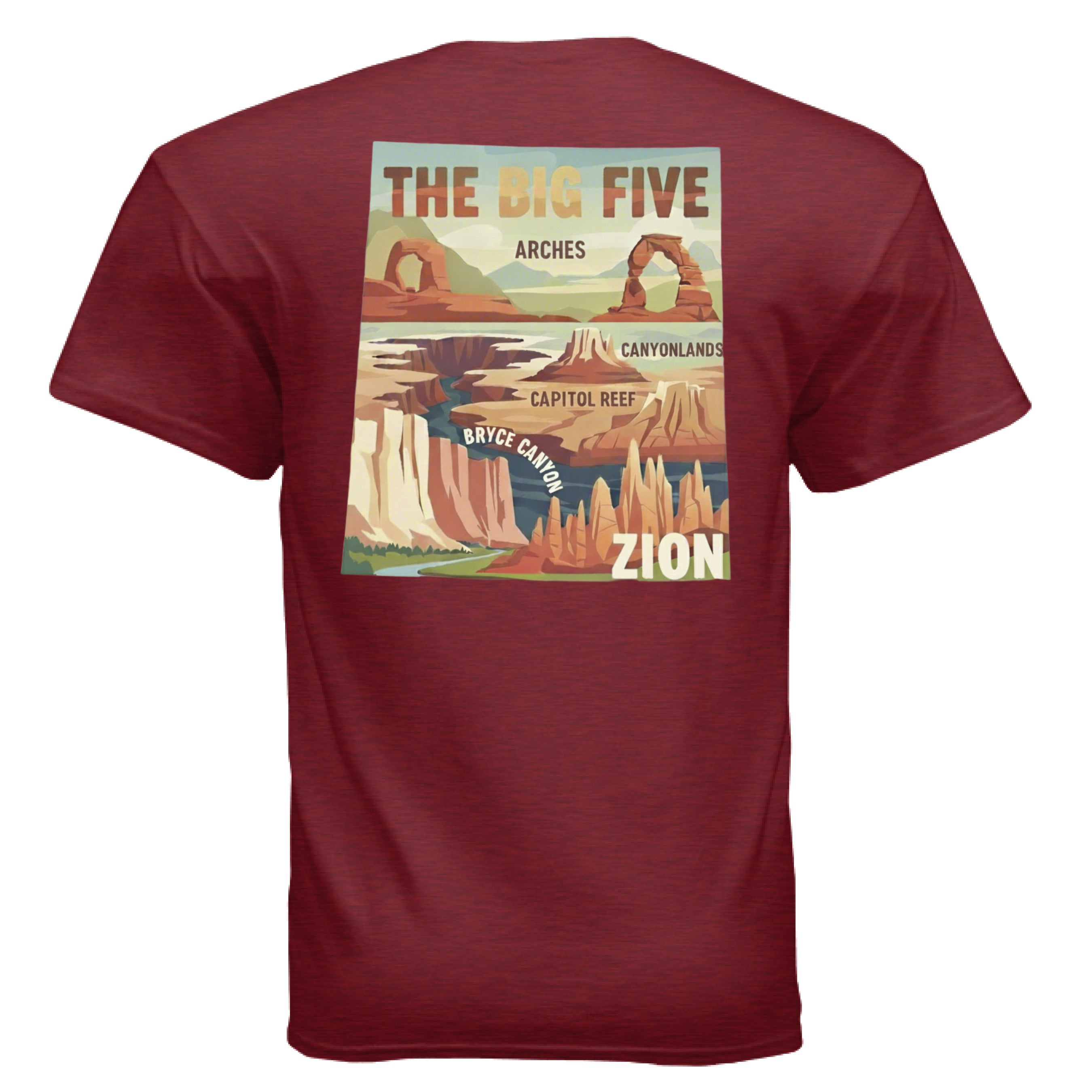 ANTIQUE CHERRY RED - BACK