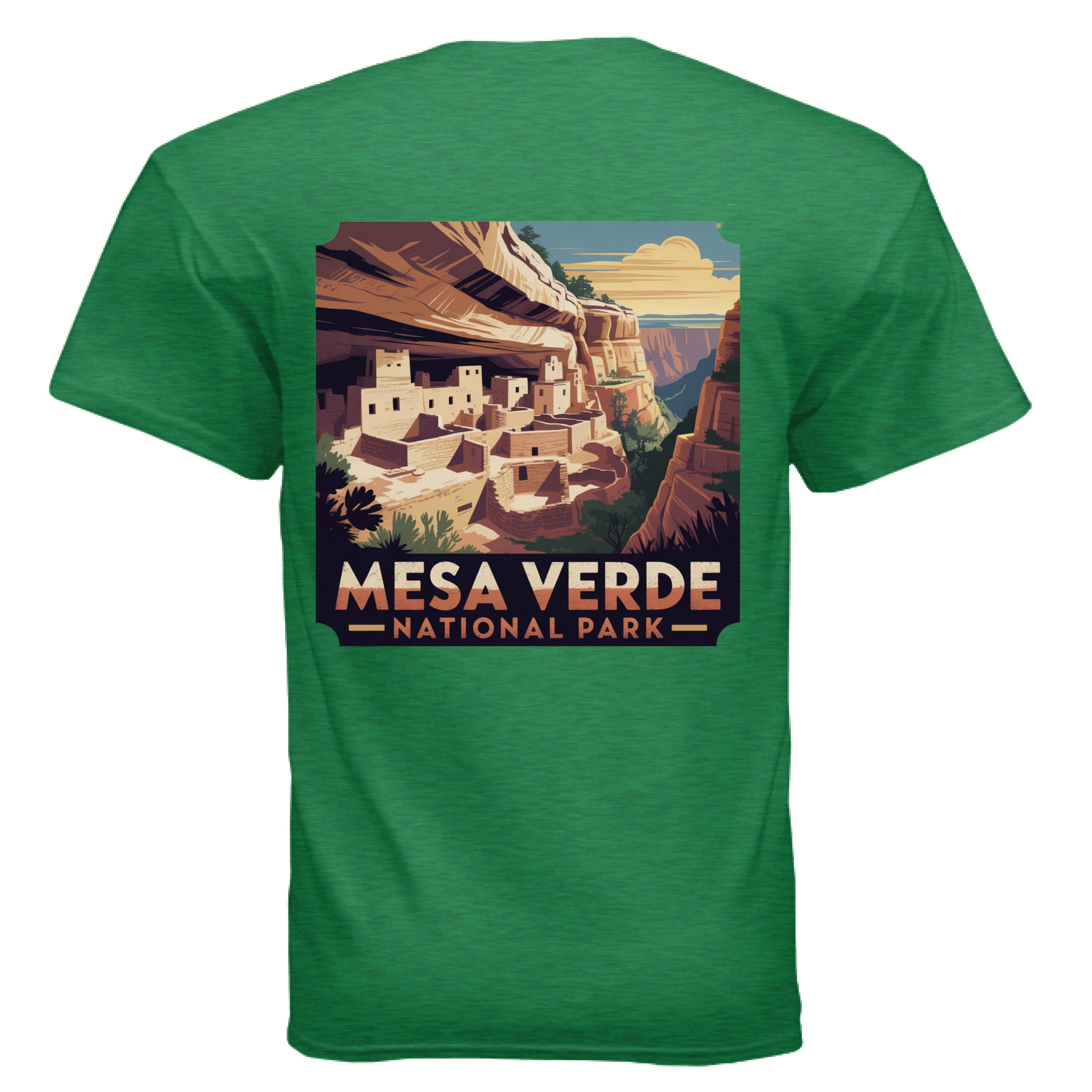 ANTIQUE IRISH GREEN - BACK