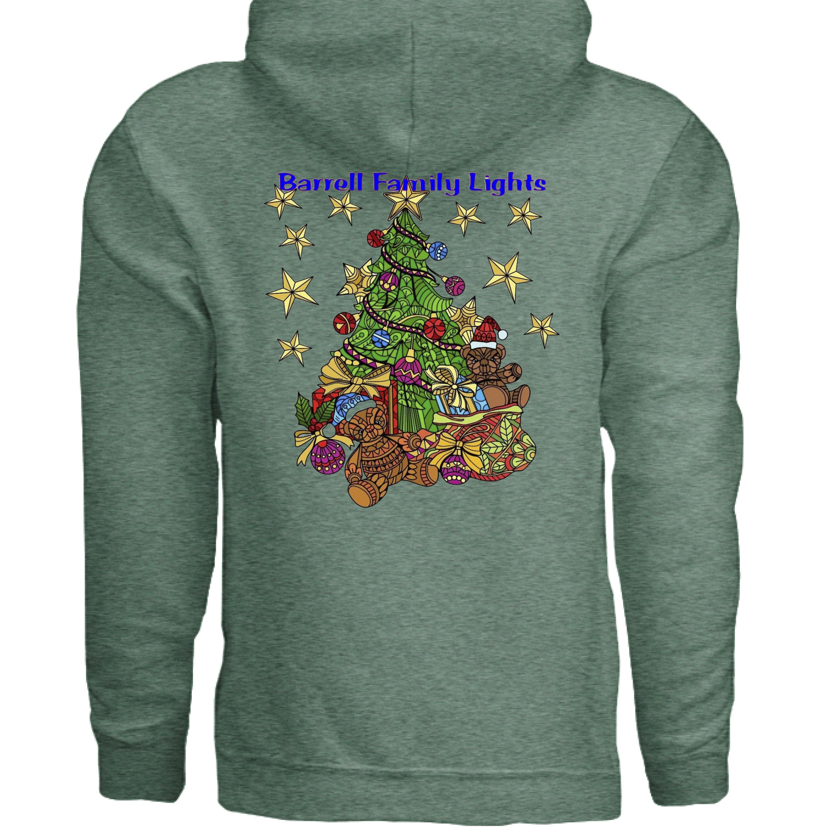 Heather Sport Dark Green - BACK