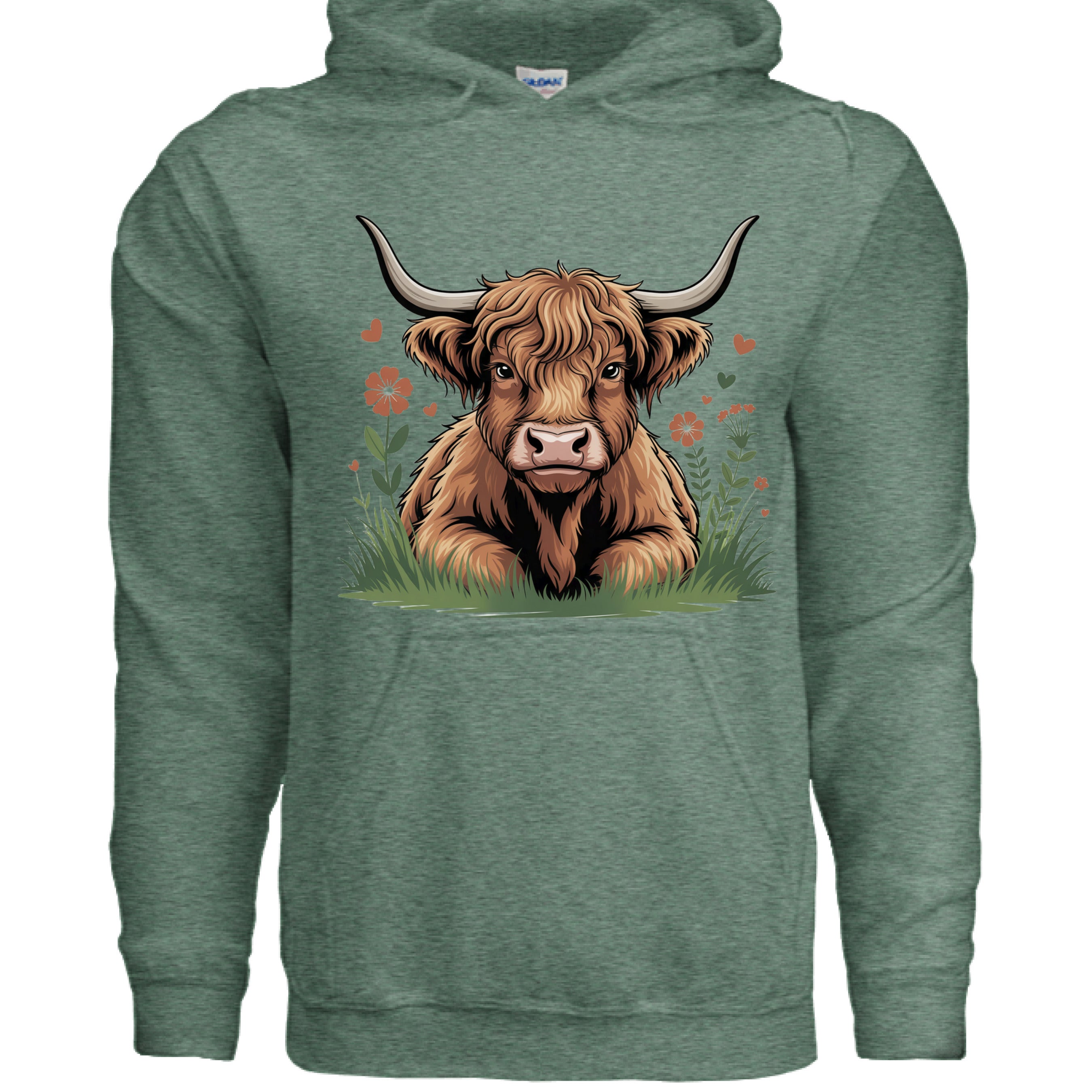 Heather Sport Dark Green - FRONT