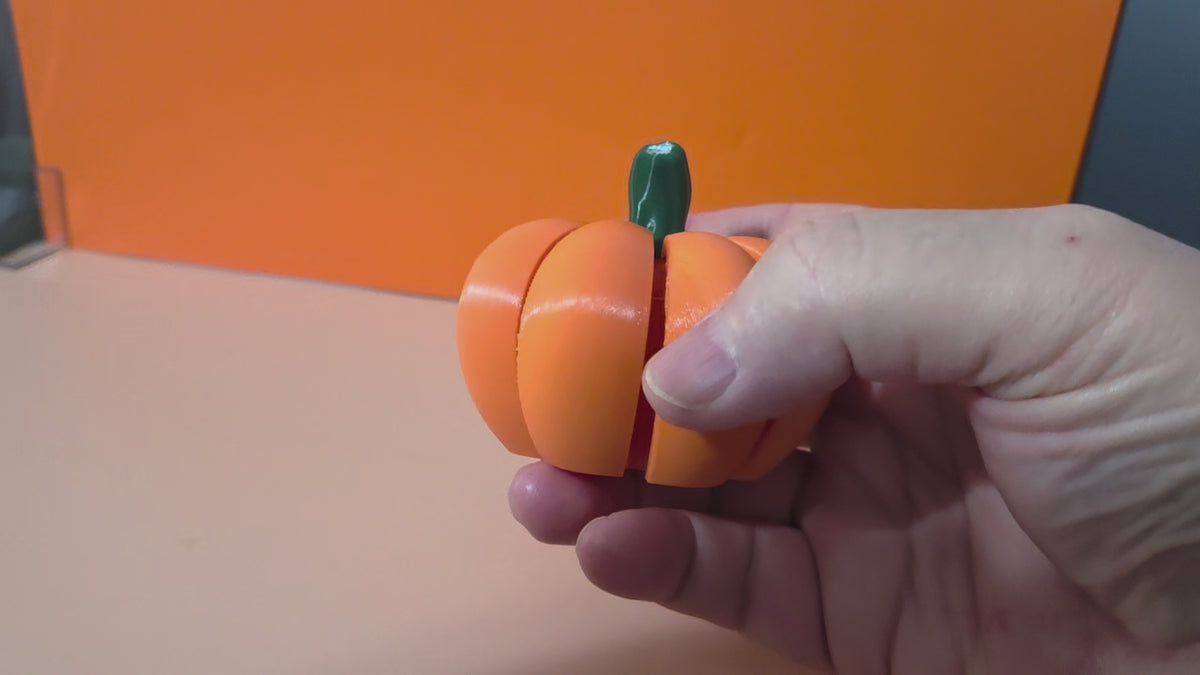 Pumpkin Clicker Fidget Toy