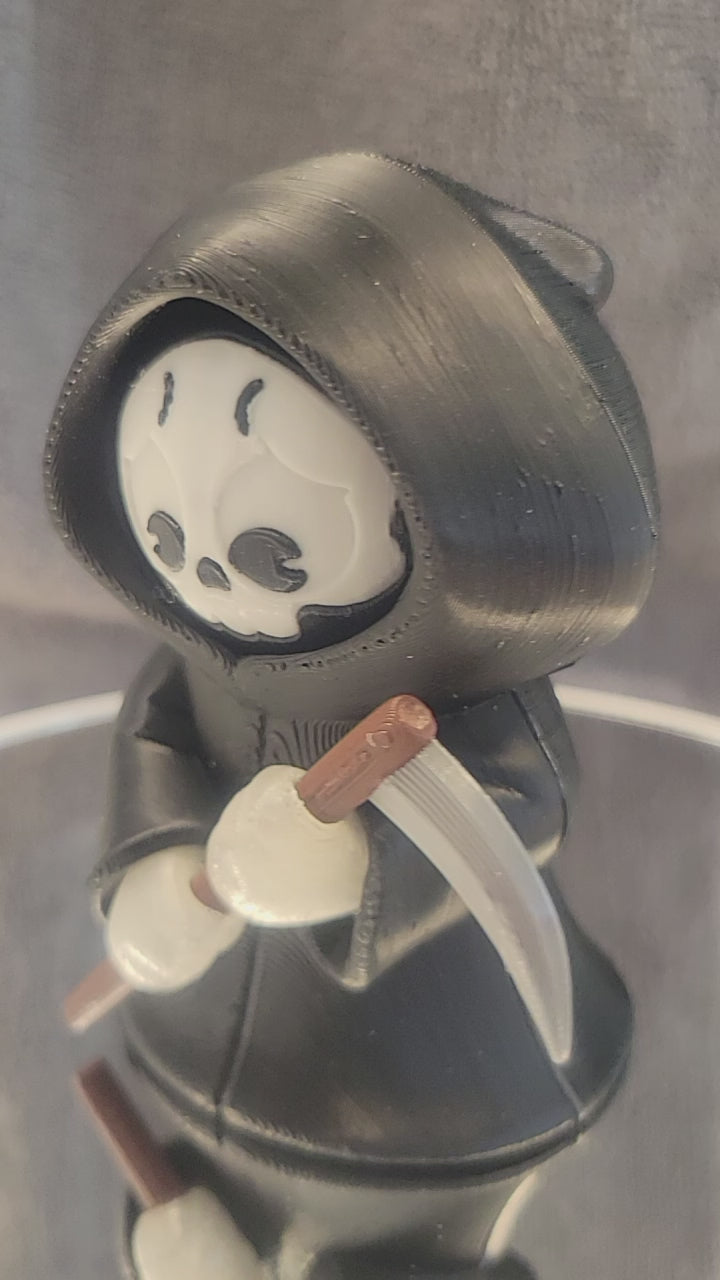 Moody Reaper 3 Faced Mood Flipper Key Chain