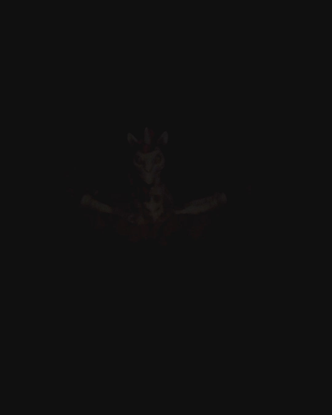 Unicorn Skeleton 3D Printed Articulated Toy