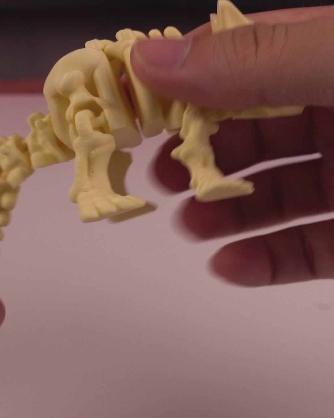 Ankylosaurus Dinosaur Skeleton Articulated Figurine
