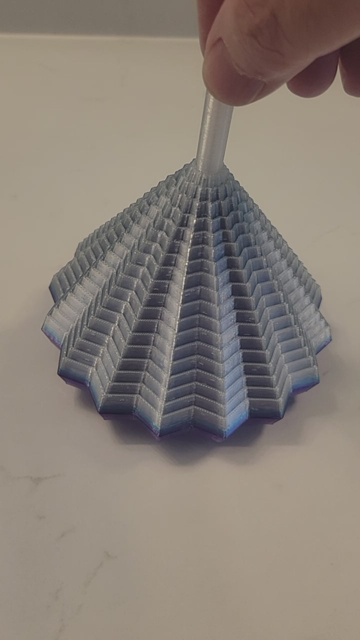 3D Printed 16 Point Fidget Star with Handle - Sensory Toy