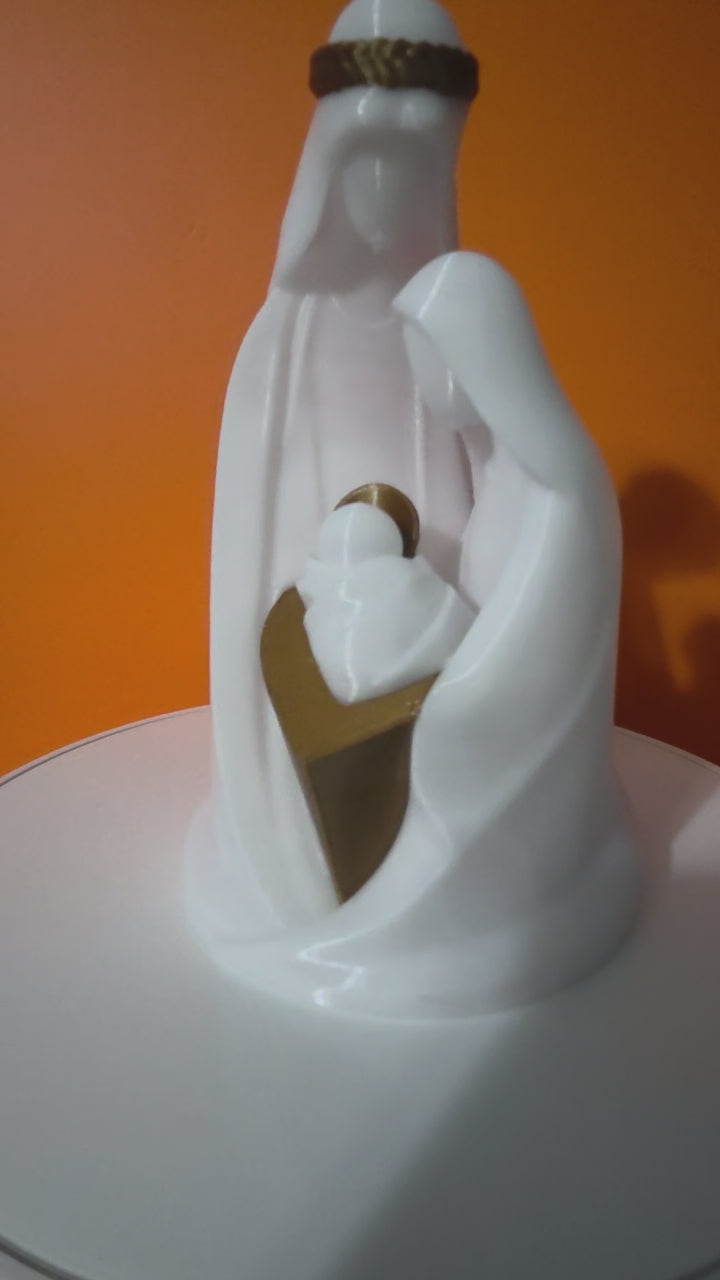 Holy Family 3D Printed Figure