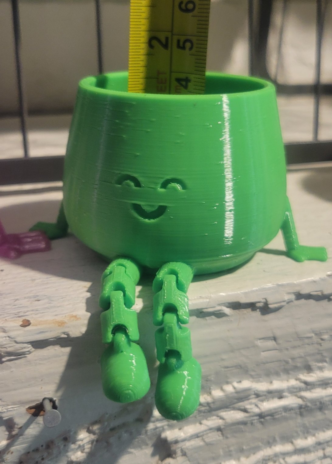 Happy Legs 3D Printed Pot